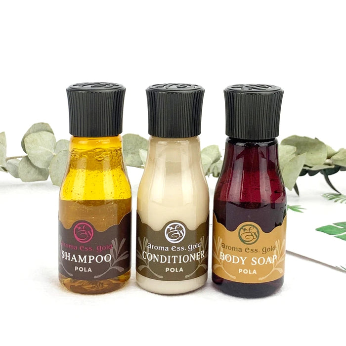 POLA Shampoo Conditioner Body Wash Set of 3*30g