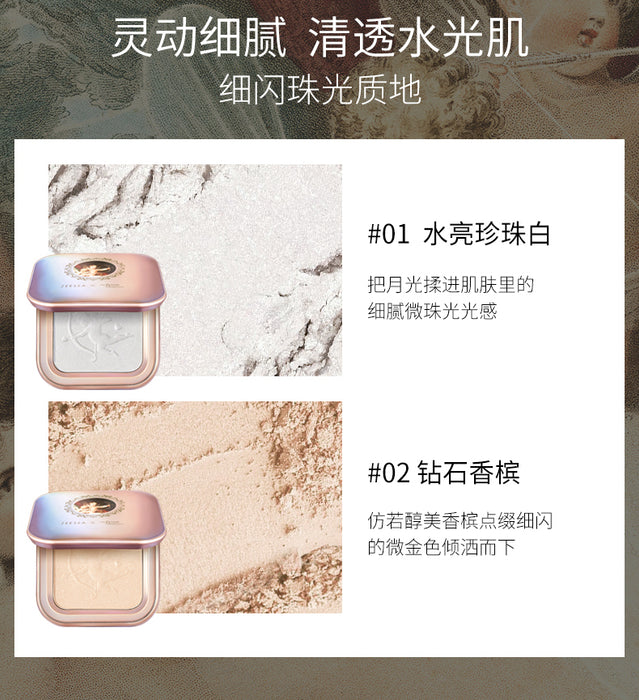 ZEESEA X The British Museum Angel Cupid Series Shimmer Highlighting Powder