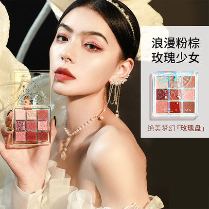 ZEESEA Nine-Color Stunning Crystal Eyeshadow Palette