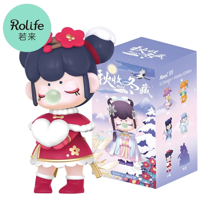 Rolife Nanci Ⅷ 24 Solar Terms Blind Box Action Figures Doll Toys Surprise Box Lady Toys Random 1 PCS Autumn And Winter