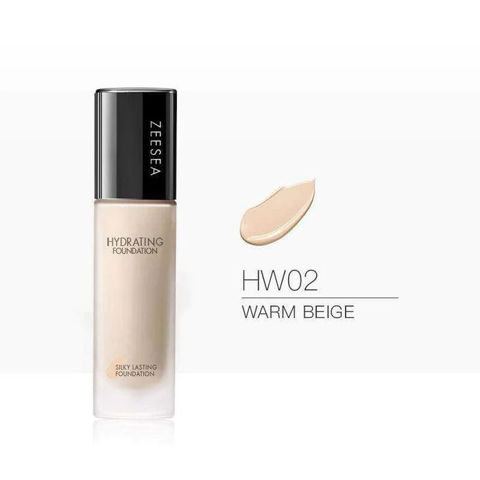 ZEESEA Silky Lasting Liquid Foundation-Hydra & Blemish Concealing HW02 Warm Beige