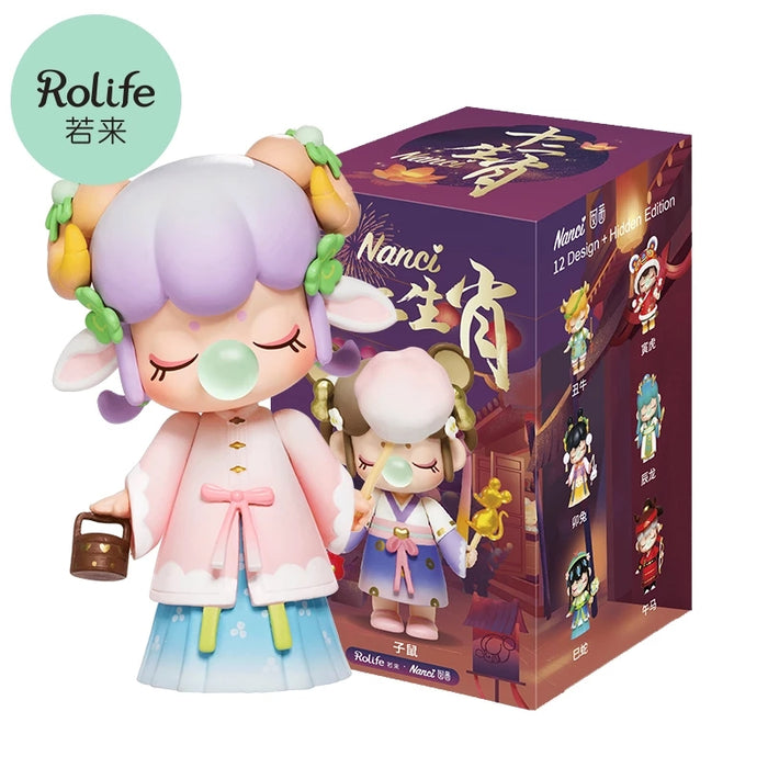 Rolife Nanci Ⅴ Zodiac Dolls Action Figure Toys Animal Figures Desktop Model Blind Box Random 1 PCS