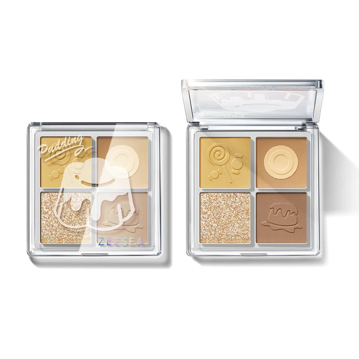 ZEESEA Dessert Collection 4-Color Eyeshadow Palette #01 Mango Mousse